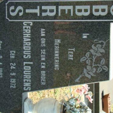 ROBBERTS Gerhardus Lourens 1972-1992