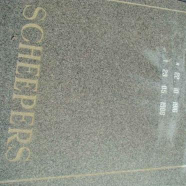 SCHEEPERS Johannes Martinus 1916-1988