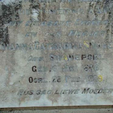 SWANEPOEL Johanna Catharina nee SWANEPOEL 1866-1939