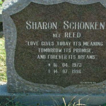 SCHONKEN Sharon nee REED 1973-1996