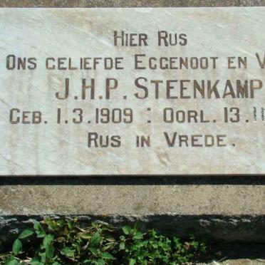 STEENKAMP J.H.P. 1909-1957