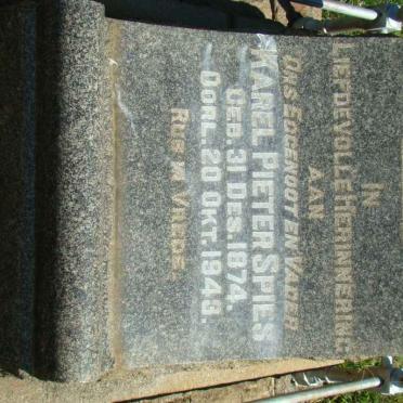 SPIES Karel Pieter 1874-1943