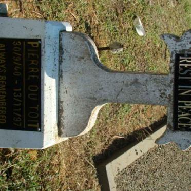 TOIT Pierre, du 1940-1997