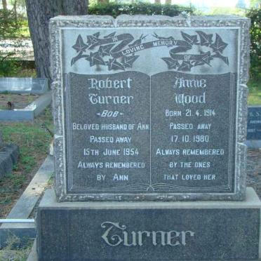 TURNER Robert -1954 &amp; Annie Wood 1914-1980