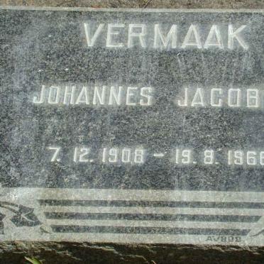 VERMAAK Johannes Jacobus 1908-1966