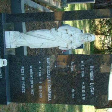 VUUREN Hendrik Lucas, van 1906-1976 &amp; Amy Elizabeth Campbell 1914-2001