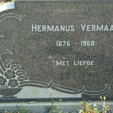 VERMAAK Hermanus 1876-1968