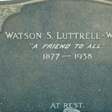 WEST Watson S., Luttrell 1877-1938