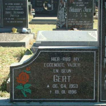 WEIDEMAN Gert 1953-1996