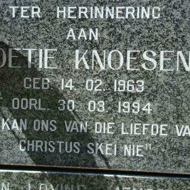 KNOESEN Boetie 1963-1994