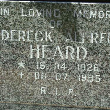 HEARD Dereck Alfred 1926-1995