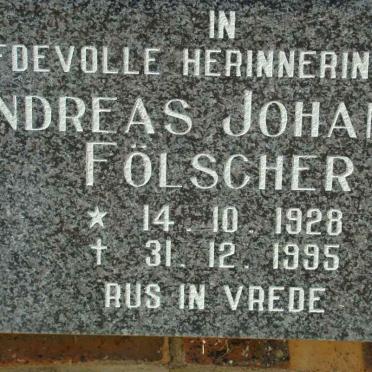 FOLSCHER Andreas Johannes 1928-1995