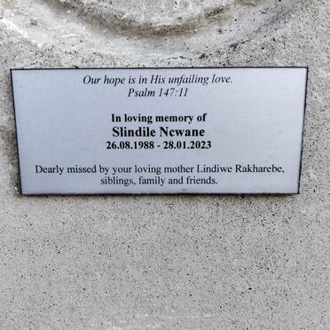 NCWANE Slindile 1988-2023