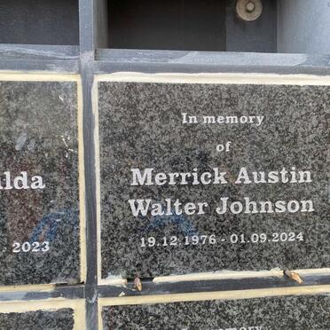 JOHNSON Merrick Austin Walter 1976-2024