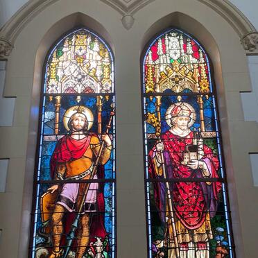 6. Stained glass windows