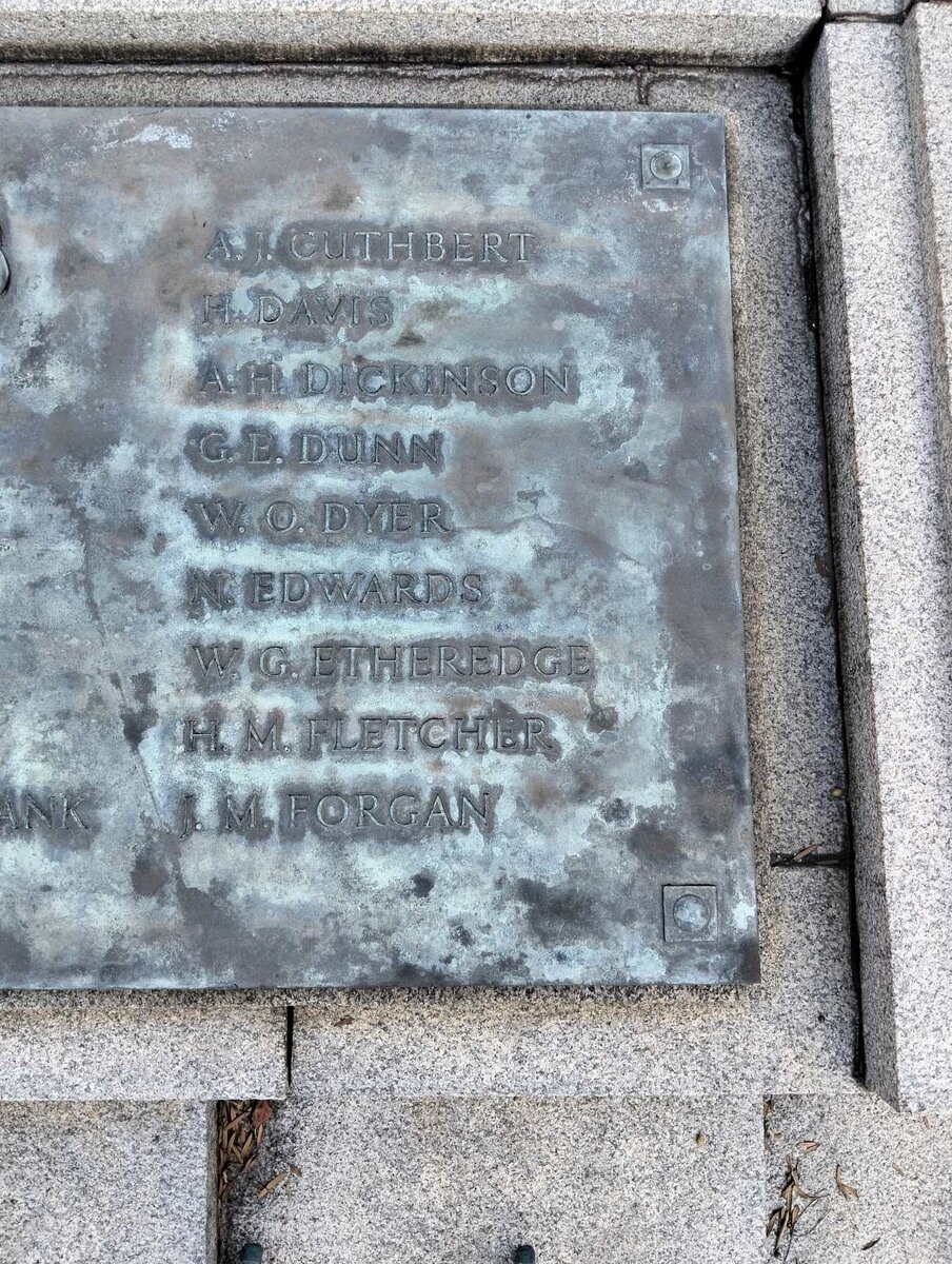 Durban Cenotaph_ 20 :: C - F Surnames