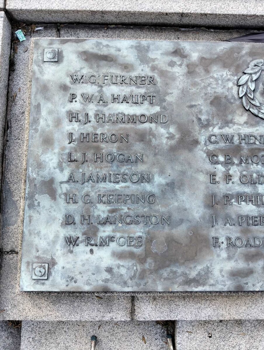 Durban Cenotaph_ 21 :: F - M Surnames