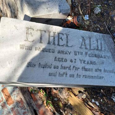 ? Ethel Alida -19??