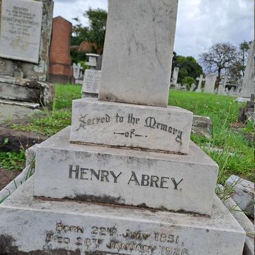 ABREY Henry 1851-1926 