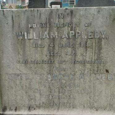 APPLEBY William -1918 &amp; Ethel Blanche TEAGUE -1969