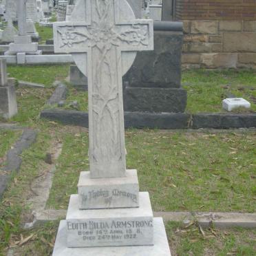 ARMSTRONG Edith Hilda 18?8-1922 :: ARMSTRONG Katherine Edith 1840-1932