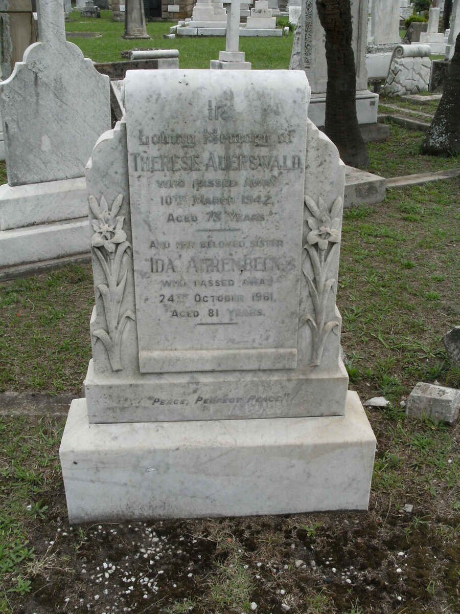 AUERSWALD Therese -1942 :: AHRENBECK Ida -1961
