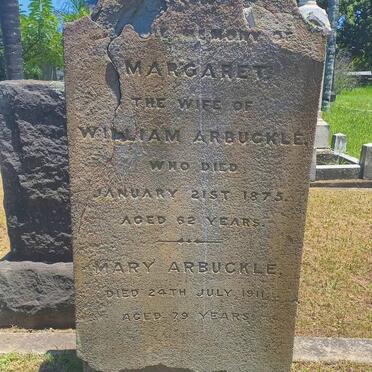 ARBUCKLE Margaret -1875 :: ARBUCKLE Mary -1911