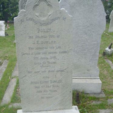 BOWLER James Edwin -1904 &amp; Polly -1902