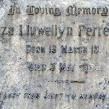 BRYAN Elonza Lluwellyn Perrett -1923