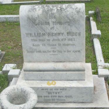 BIGGS William Henry -1922 &amp; Betsy -1943