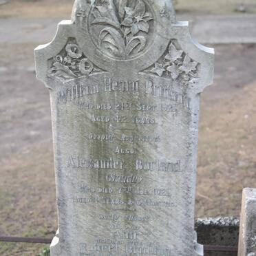 BRIDSON William Henry-1921 :: BORLAND Alexander -1921 :: BRIDSON Ann -1923 :: BORLAND Catherine Mona