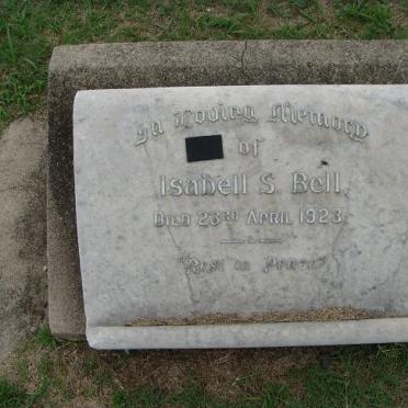 BELL Isabell S. -1923