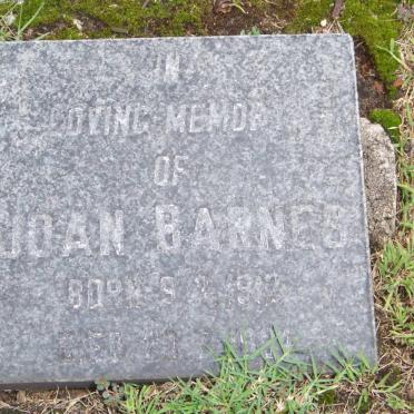 BARNES Joan -19?2-19?4