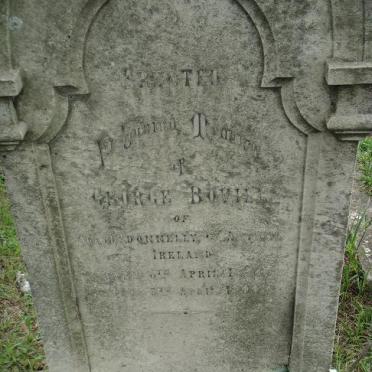 BOVILL George ?-1900