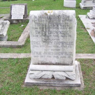 BROWNLEE Frank -1889 &amp; Emily -1933 :: BROWNLEE Ethel Emily -1906 :: BROWNLEE Leslie James -1948