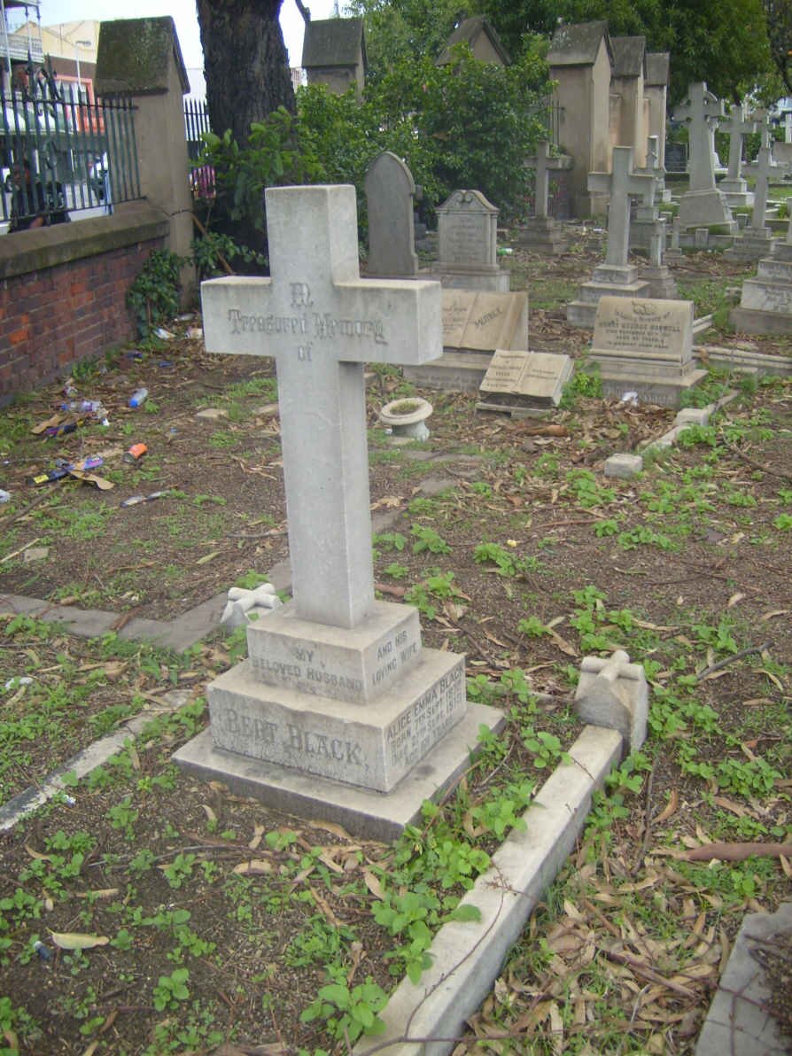 BLACK Bert &amp; Alice Emma 1872-1973