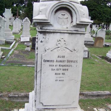 BOWLEY Edward Albert -1894