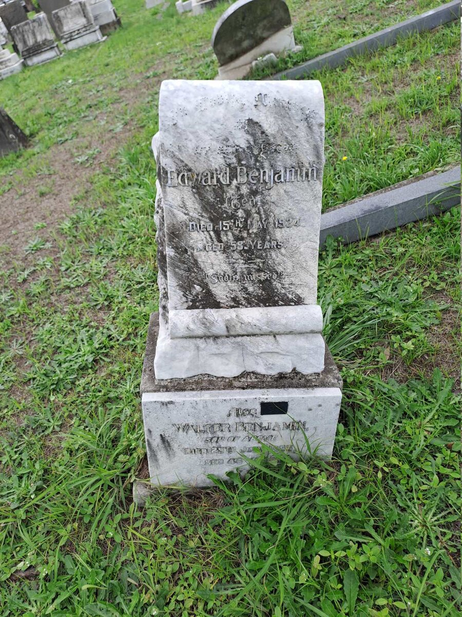 BENJAMIN Edward -1924 :: BENJAMIN Walter -1955