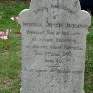 BUCHANAN Frederick Dutton -1900