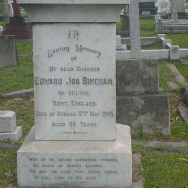 BINGHAM Edward Job -1905