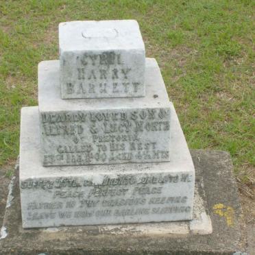 BARNETT Cyril Harry -1900