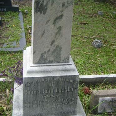 BLACKBURN Robert John -1922 :: BLACKBURN Miriam May -1945 :: KNOX Douglas Ernest Ironside -195?