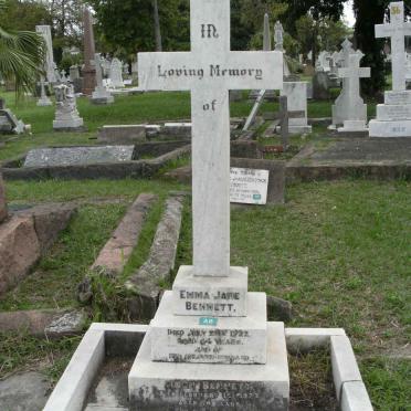 BENNETT John -1973 &amp; Emma Jane -1922