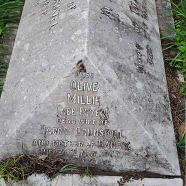 BRUNSKILL Olive Millie nee FRYER -1963
