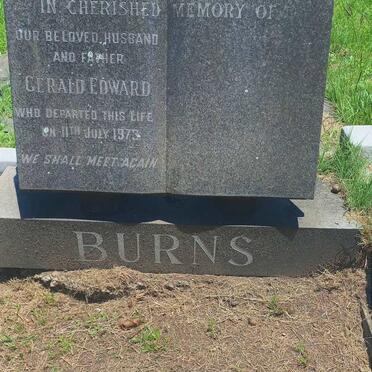 BURNS Gerald Edward -1973
