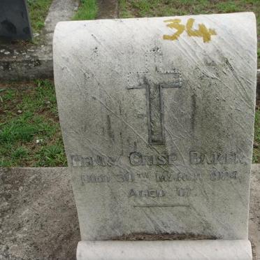 BAKER Henry Crisp -1924