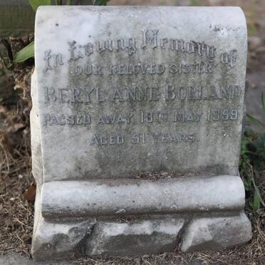 BORLAND Beryl Anne -1959