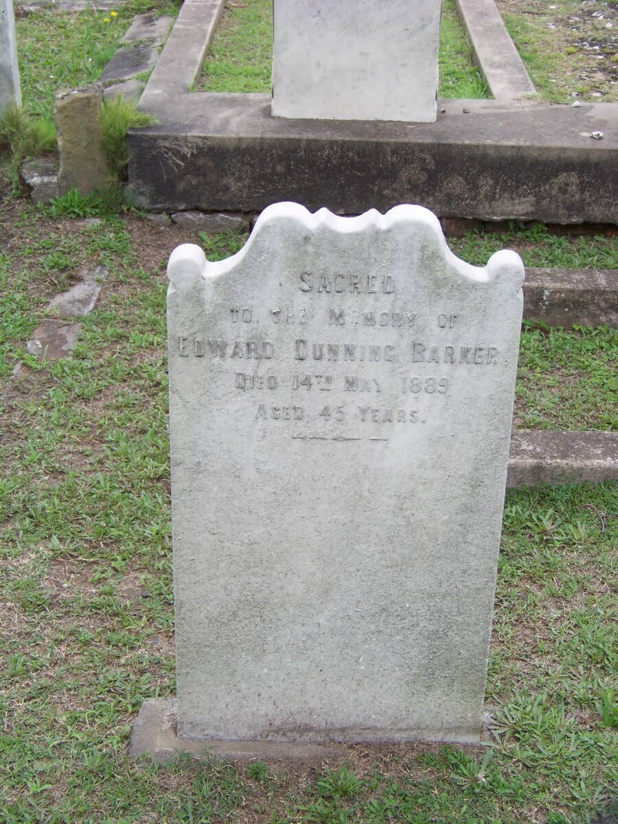 BARKER Edward Dunning -1889