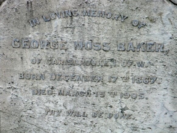 BAKER George Moss 1867-1905