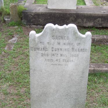 BARKER Edward Dunning -1889